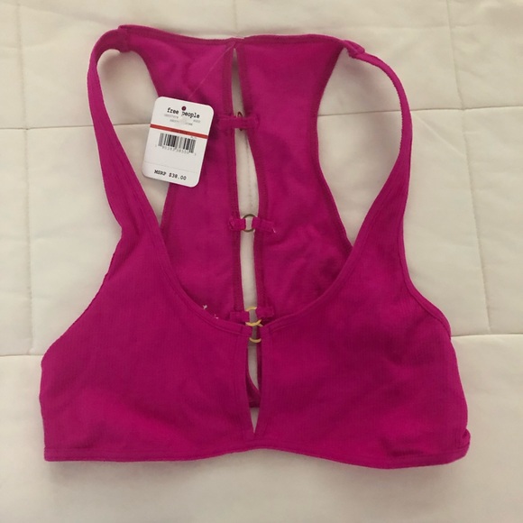 Free People Bralette Hot Pink XS/S - Picture 4 of 6